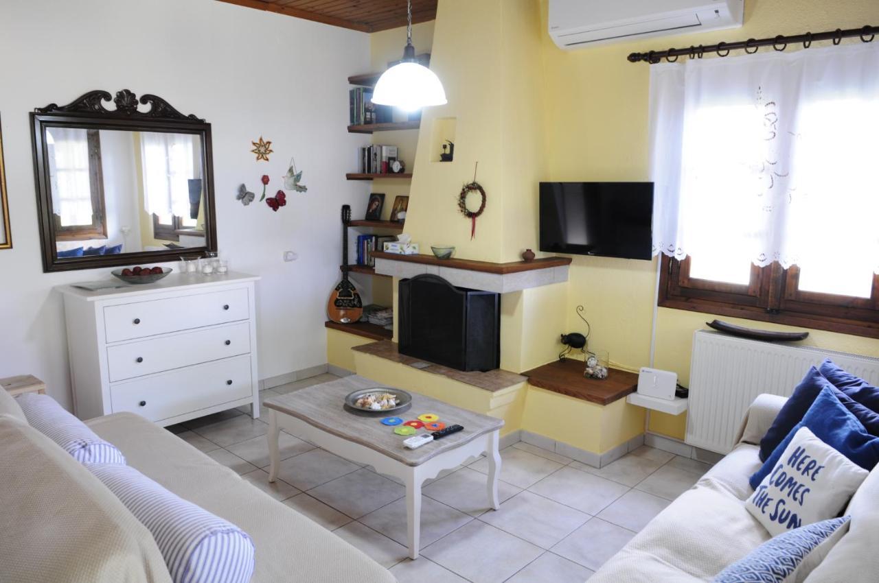 Athos View Villa By The Sea Ormos Panagias Extérieur photo