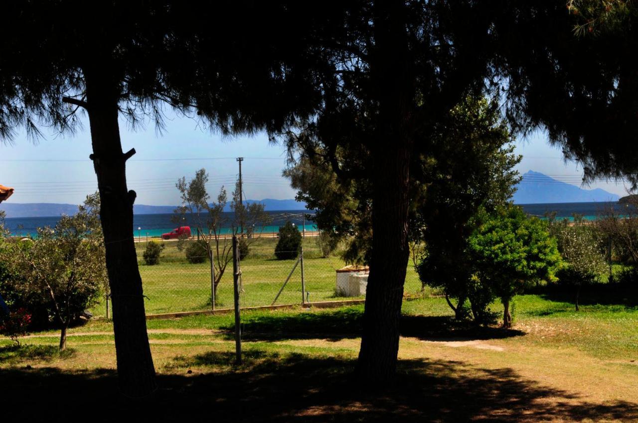 Athos View Villa By The Sea Ormos Panagias Extérieur photo