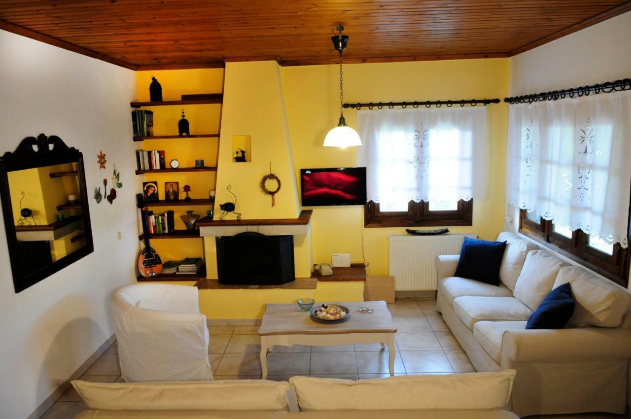 Athos View Villa By The Sea Ormos Panagias Extérieur photo