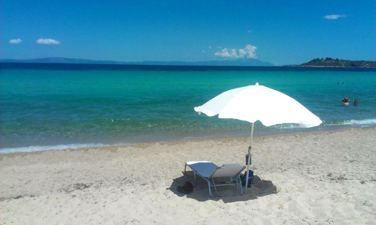 Athos View Villa By The Sea Ormos Panagias Extérieur photo
