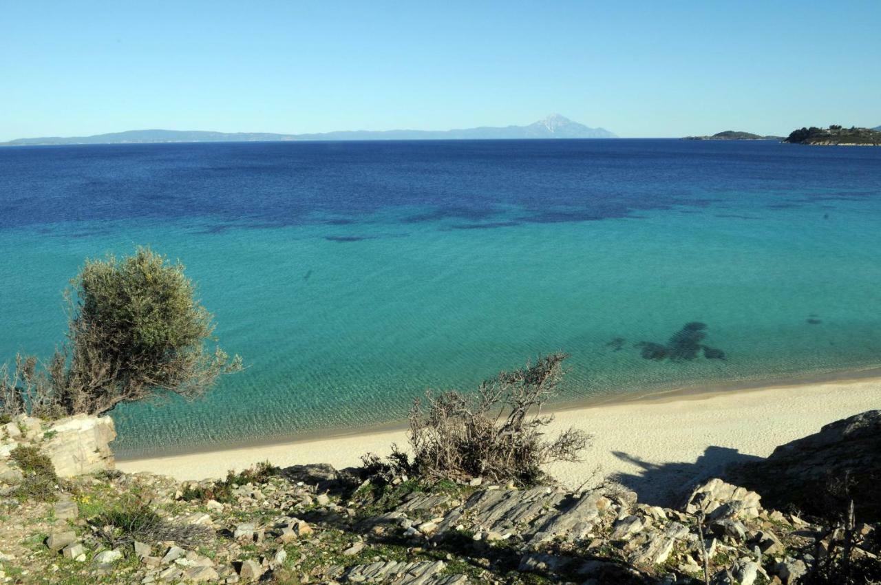 Athos View Villa By The Sea Ormos Panagias Extérieur photo