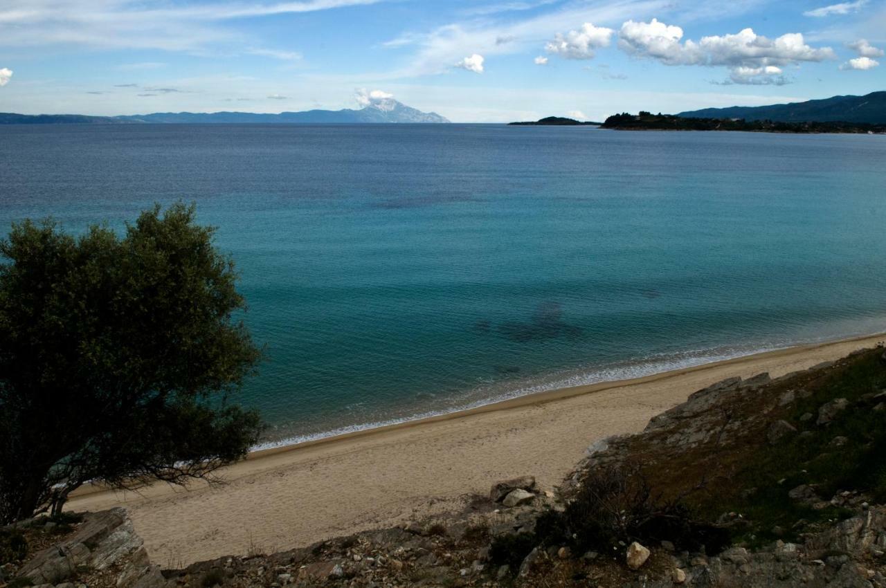 Athos View Villa By The Sea Ormos Panagias Extérieur photo