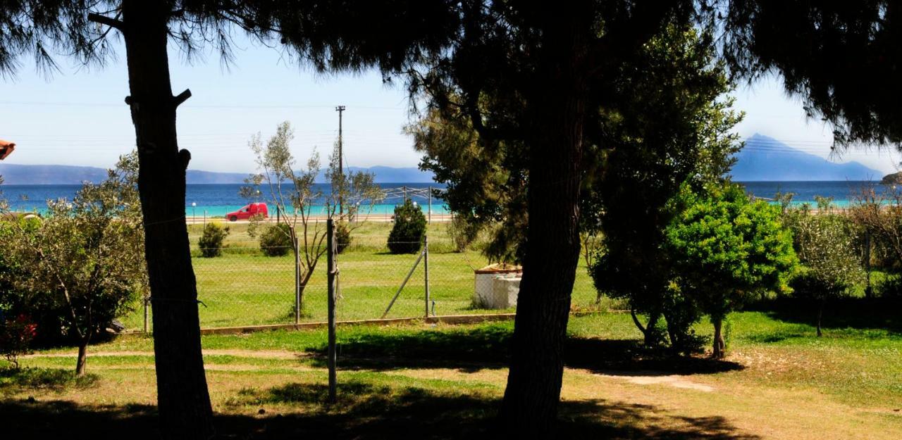Athos View Villa By The Sea Ormos Panagias Extérieur photo