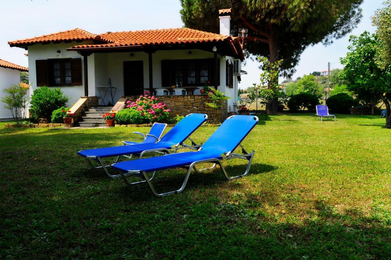 Athos View Villa By The Sea Ormos Panagias Extérieur photo
